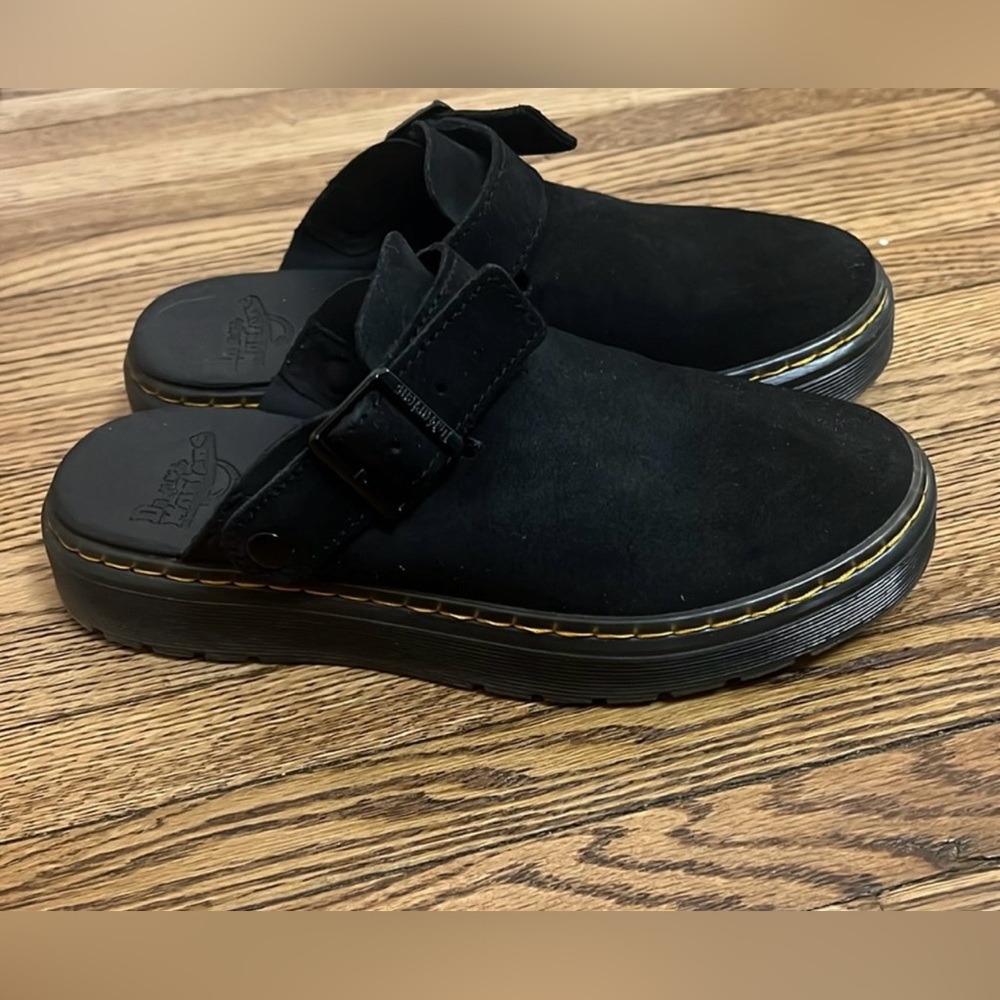 Dr. Martens
Women's Carlson Suede Buckle Strap Clogs